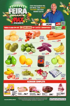 Pré-Visualização do folheto "Ofertas Feira" da loja Max Atacadista válido a partir de 03/02/2026