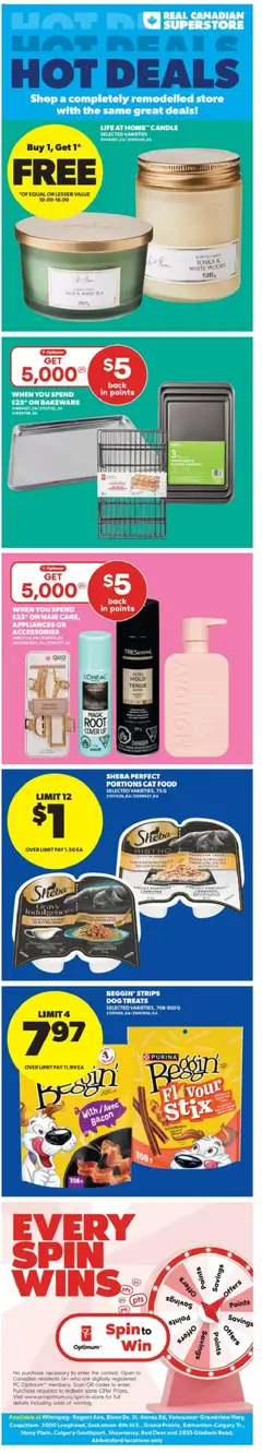 Un aperçu du dépliant Real Canadian Superstore weekly flyer - MB du magasin Real Canadian Superstore est valide à partir 5 mars 2026