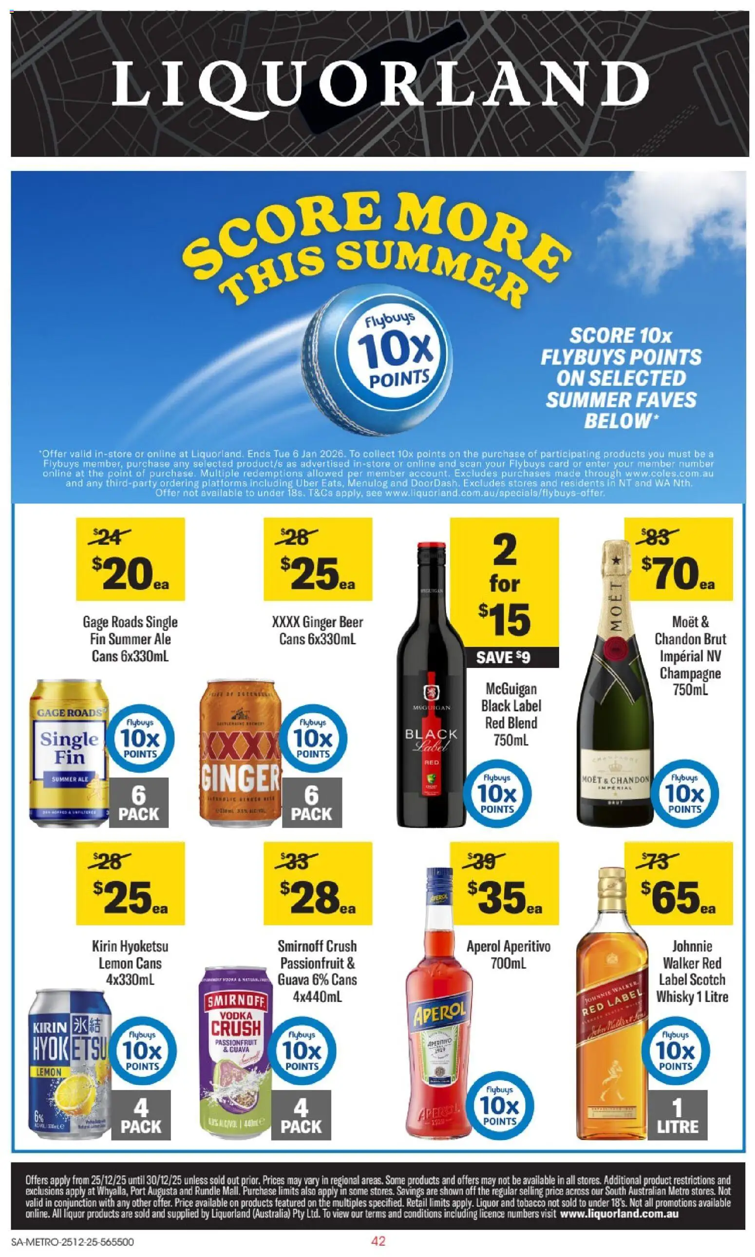 Preview of catalogue Catalogue SA from shop Liquorland valid 25/12/2025