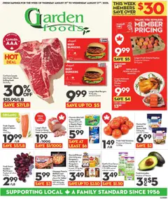 Preview of leaflet Garden Foods from shop Longo's is valid from Aug 21, 2025