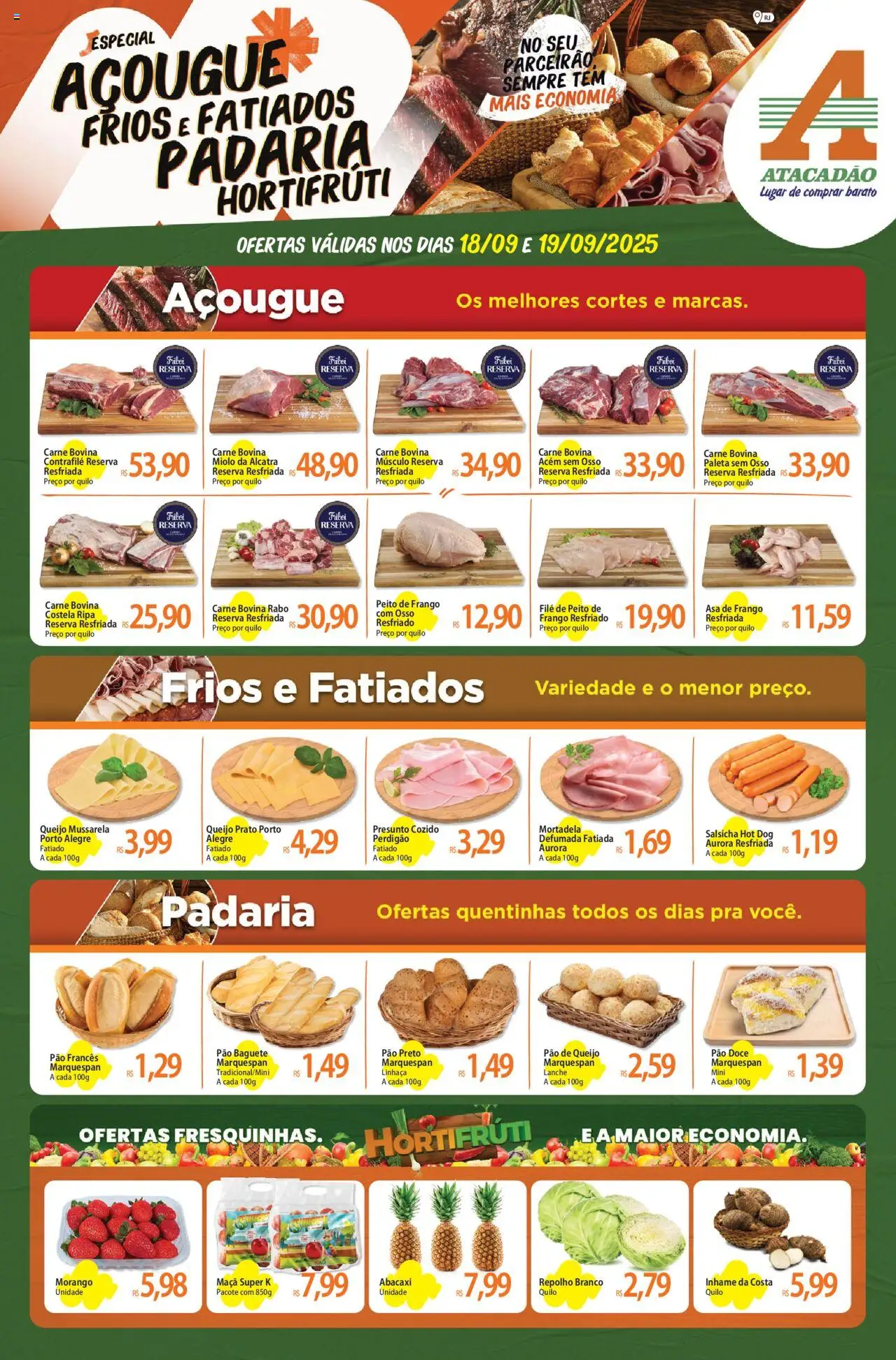 Atacadão folheto "Ofertas - RJ" válido a partir de 18/09/2025 - número de página 1