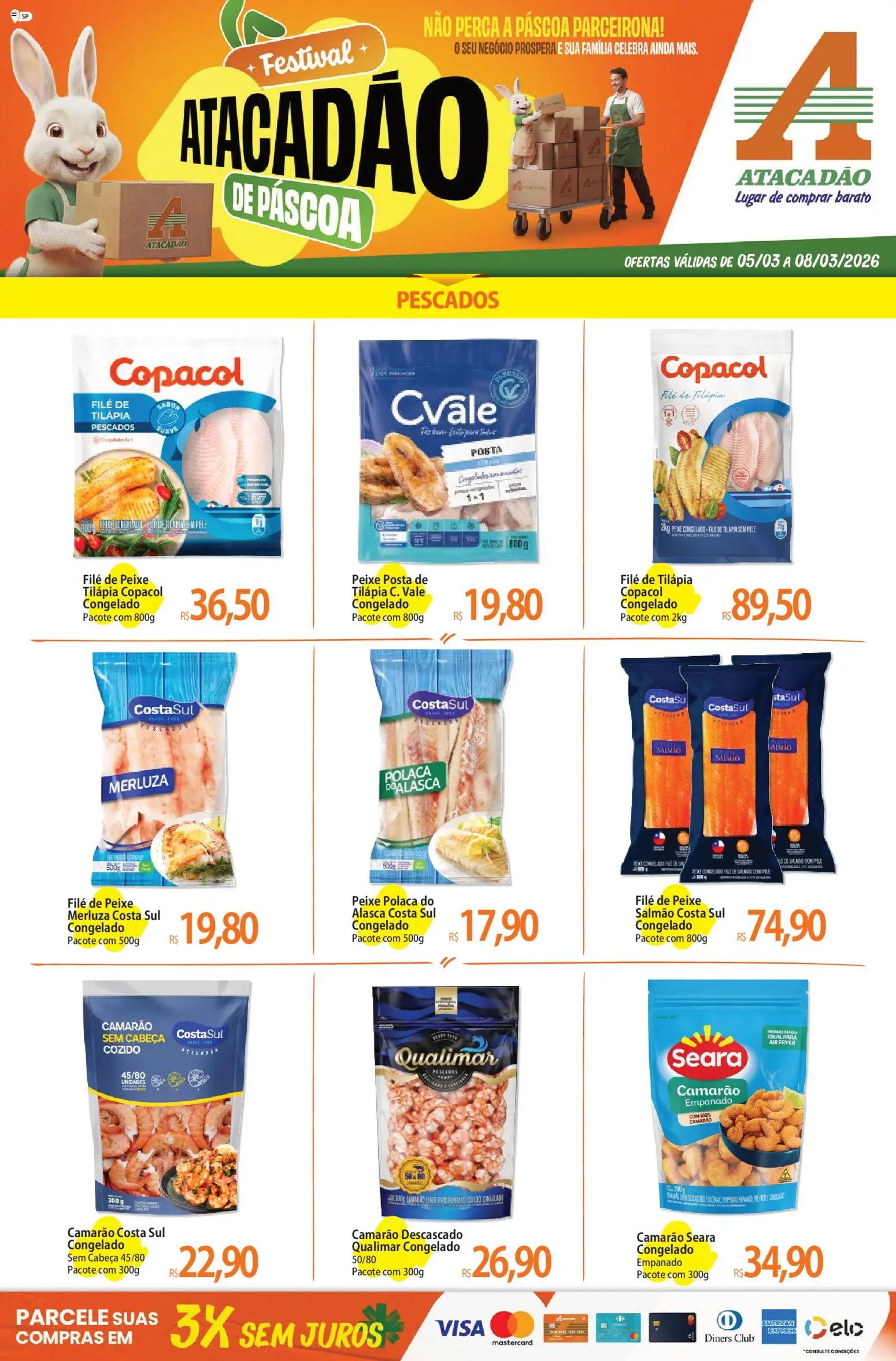 Pré-Visualização do folheto "Atacadão ofertas - SP" da loja Atacadão válido a partir de 05/03/2026