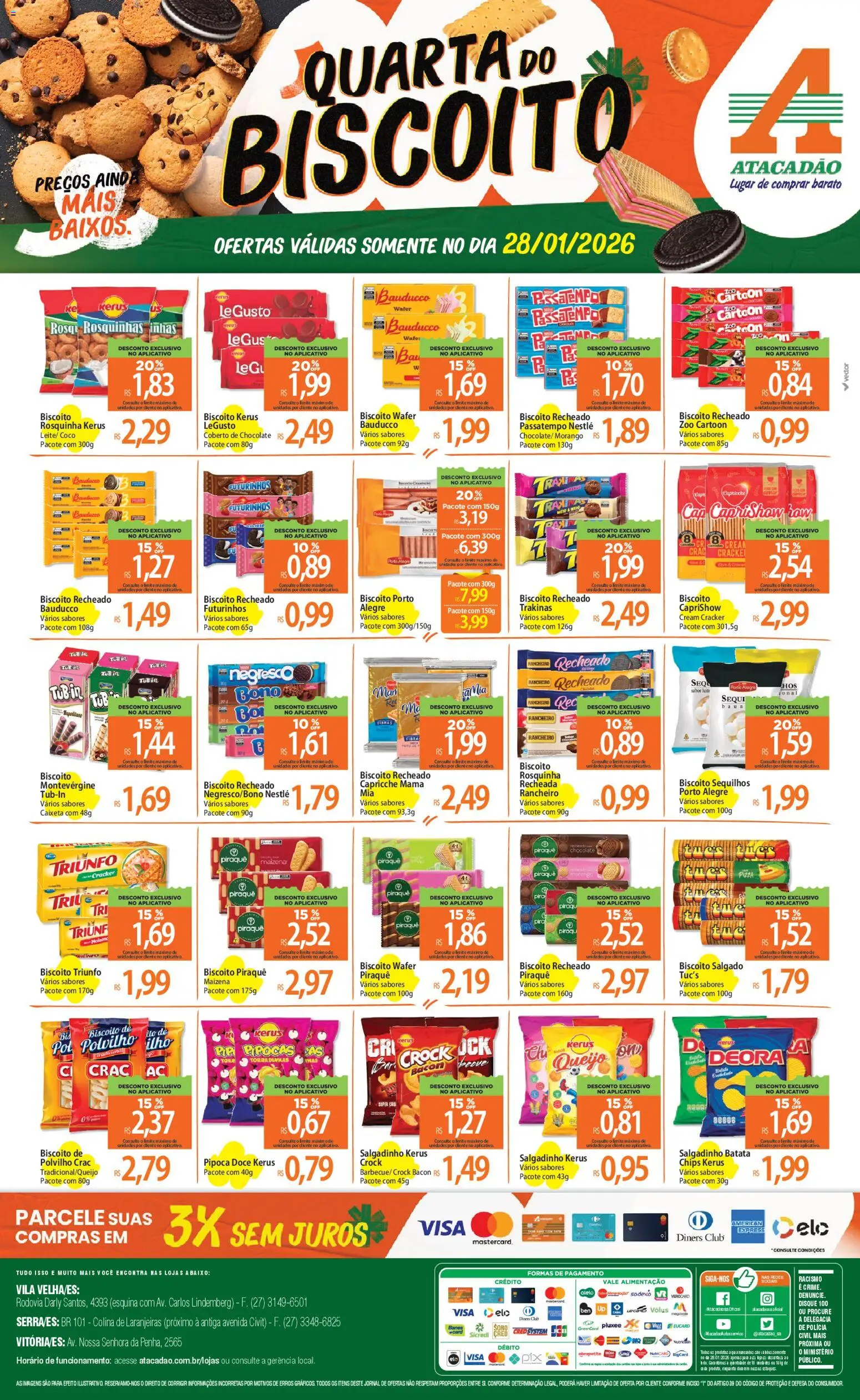 Pré-Visualização do folheto "Ofertas - ES" da loja Atacadão válido a partir de 28/01/2026