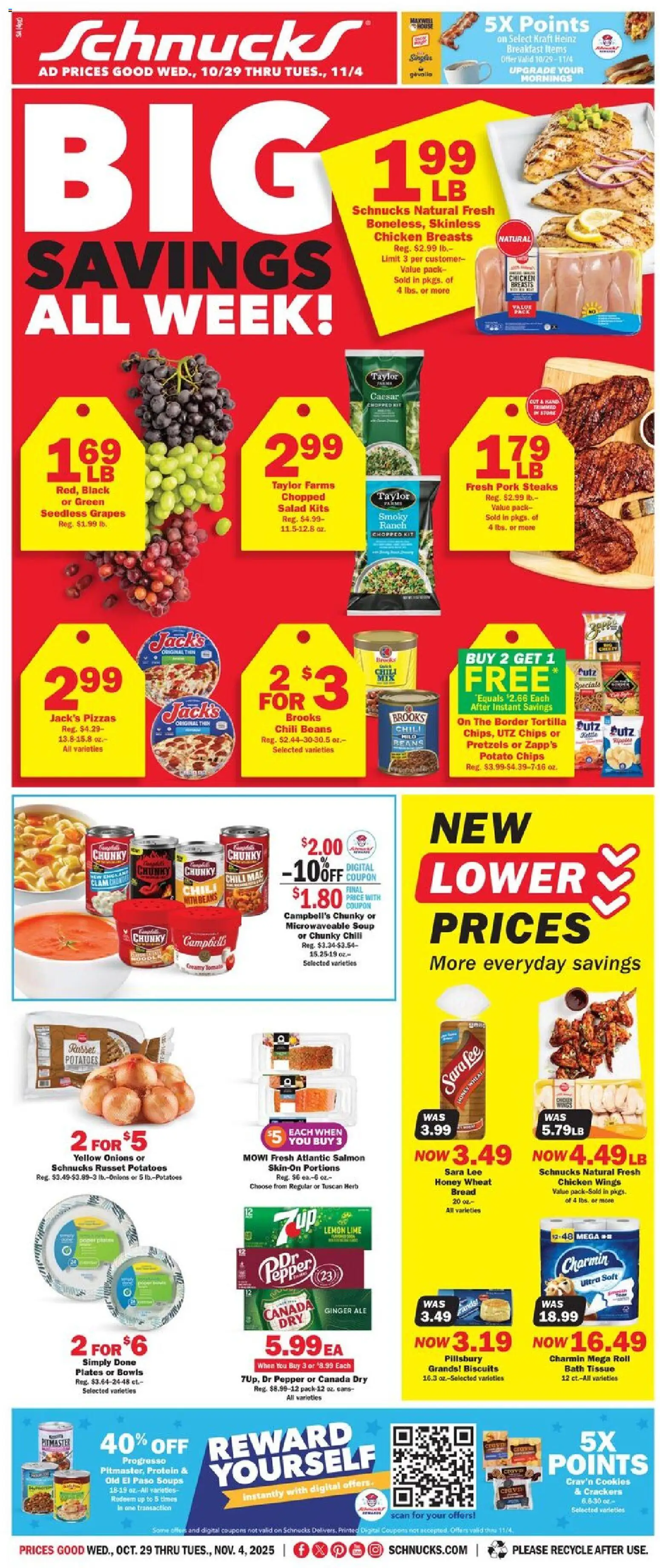 Schnucks Weekly Ad from 10/29/2025 - Flyer - Page number 1