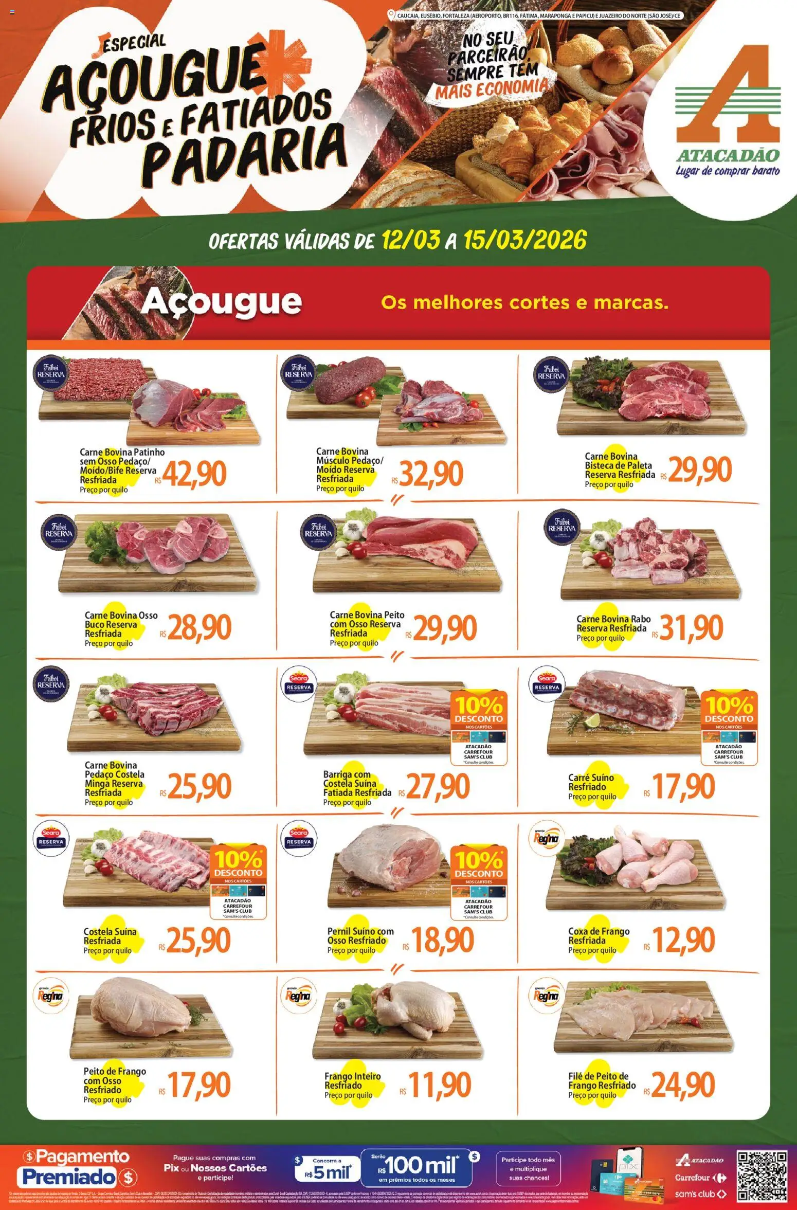 Pré-Visualização do folheto "Atacadão ofertas - CE" da loja Atacadão válido a partir de 12/03/2026