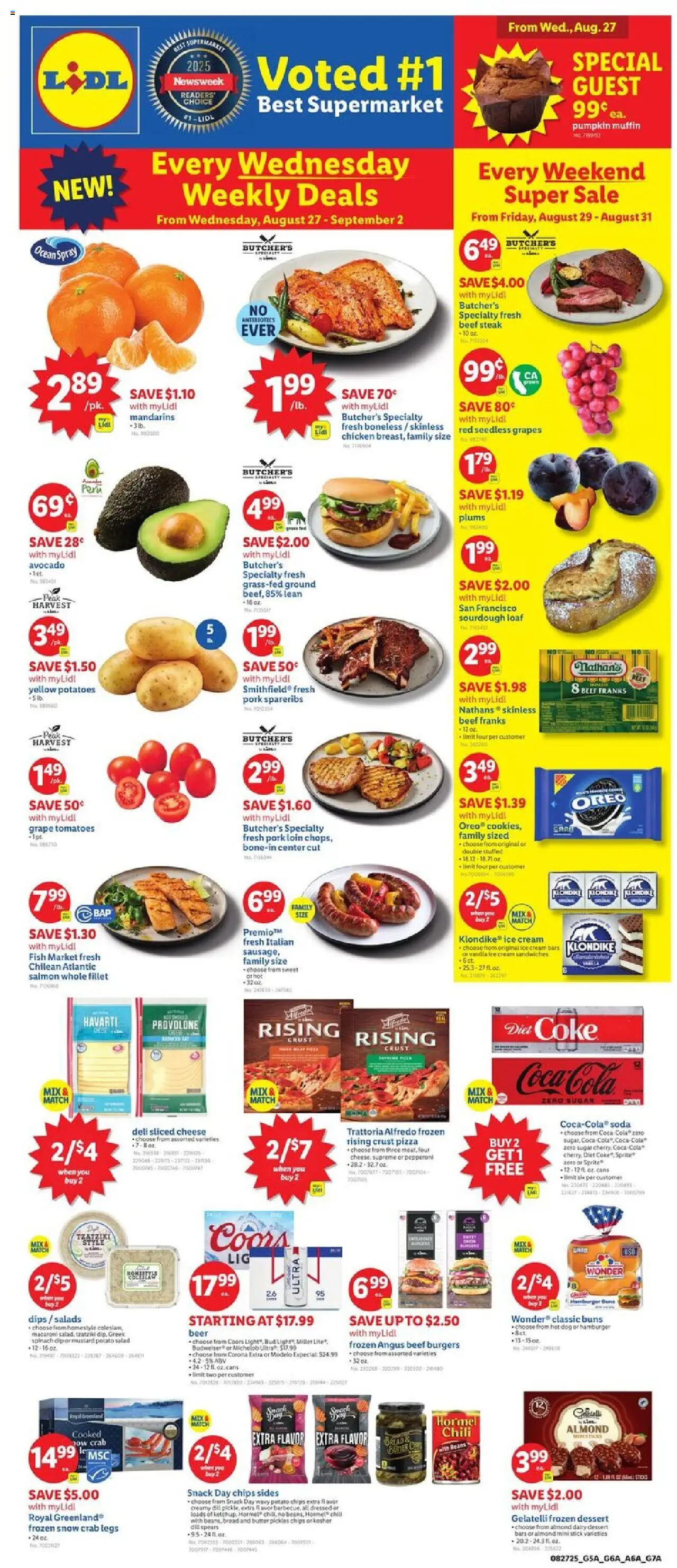Lidl Weekly Ad from 08/29/2025 - Circular, Weekly flyer - Page number 1