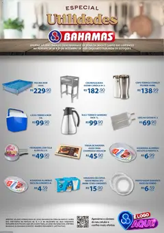Pré-Visualização do folheto "Ofertas Especial Utilidades" da loja Bahamas Supermercados válido a partir de 16/12/2025