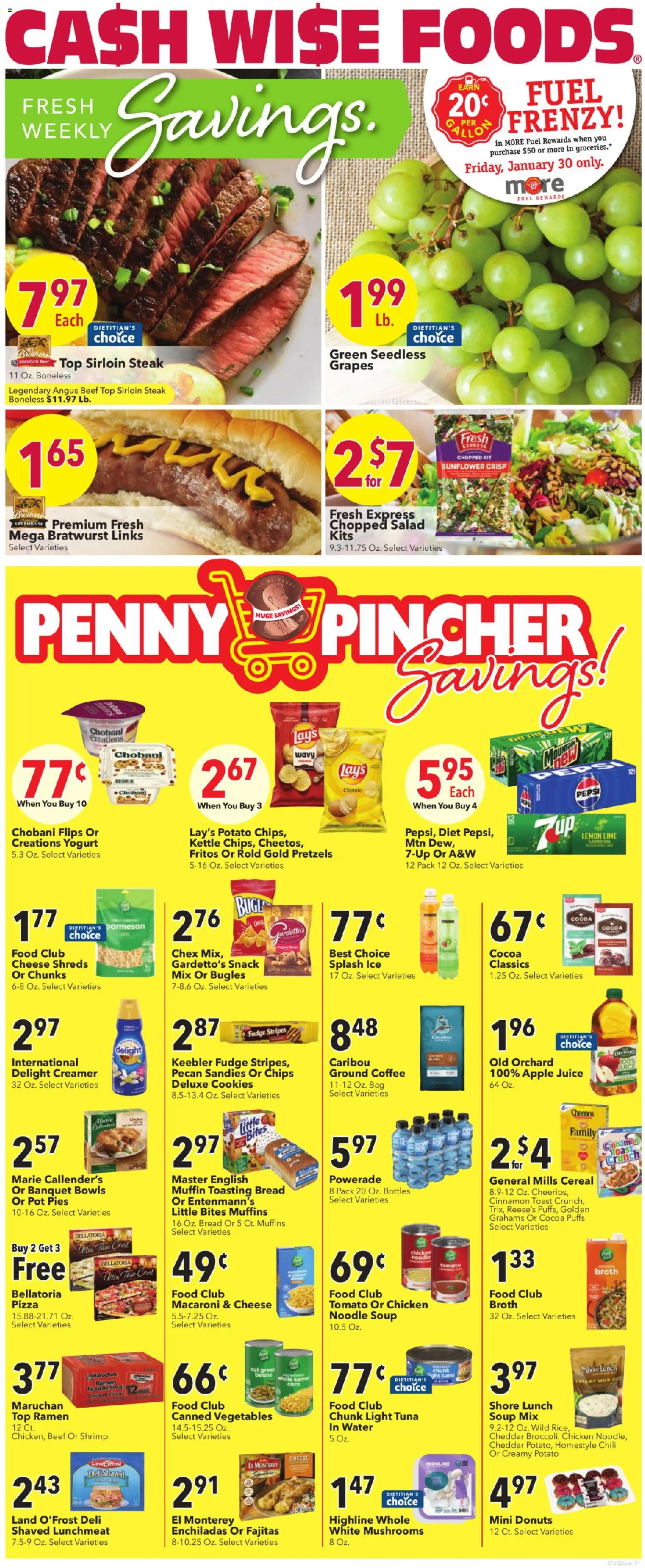 Ad Preview of Cash Wise Weekly Ad from 01/28/2026