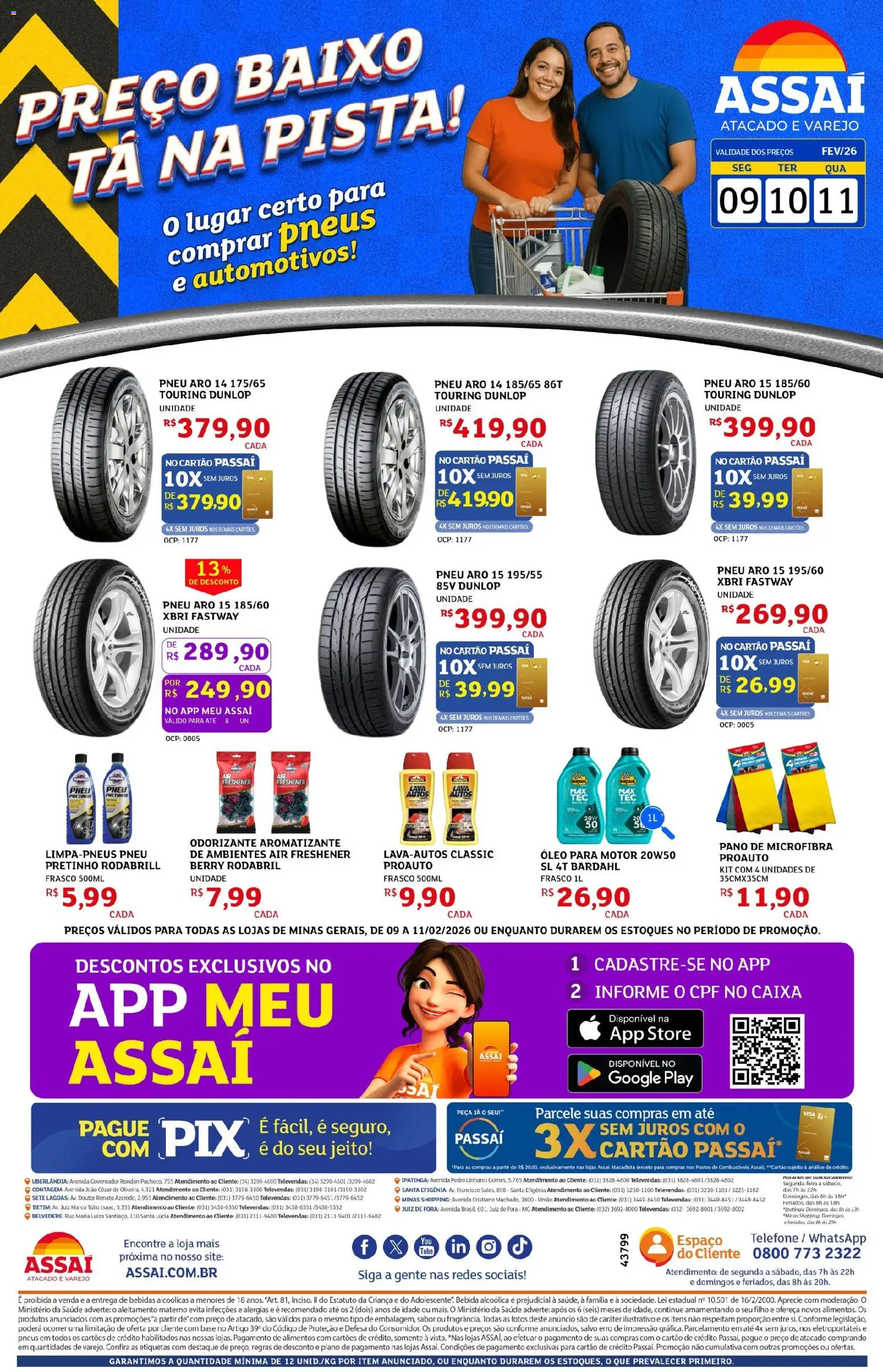Pré-Visualização do folheto "Encarte - MG" da loja Assaí Atacadista válido a partir de 09/02/2026