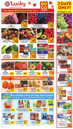 Ad Preview of Lucky Supermarkets Weekly Ad from 10/01/2025