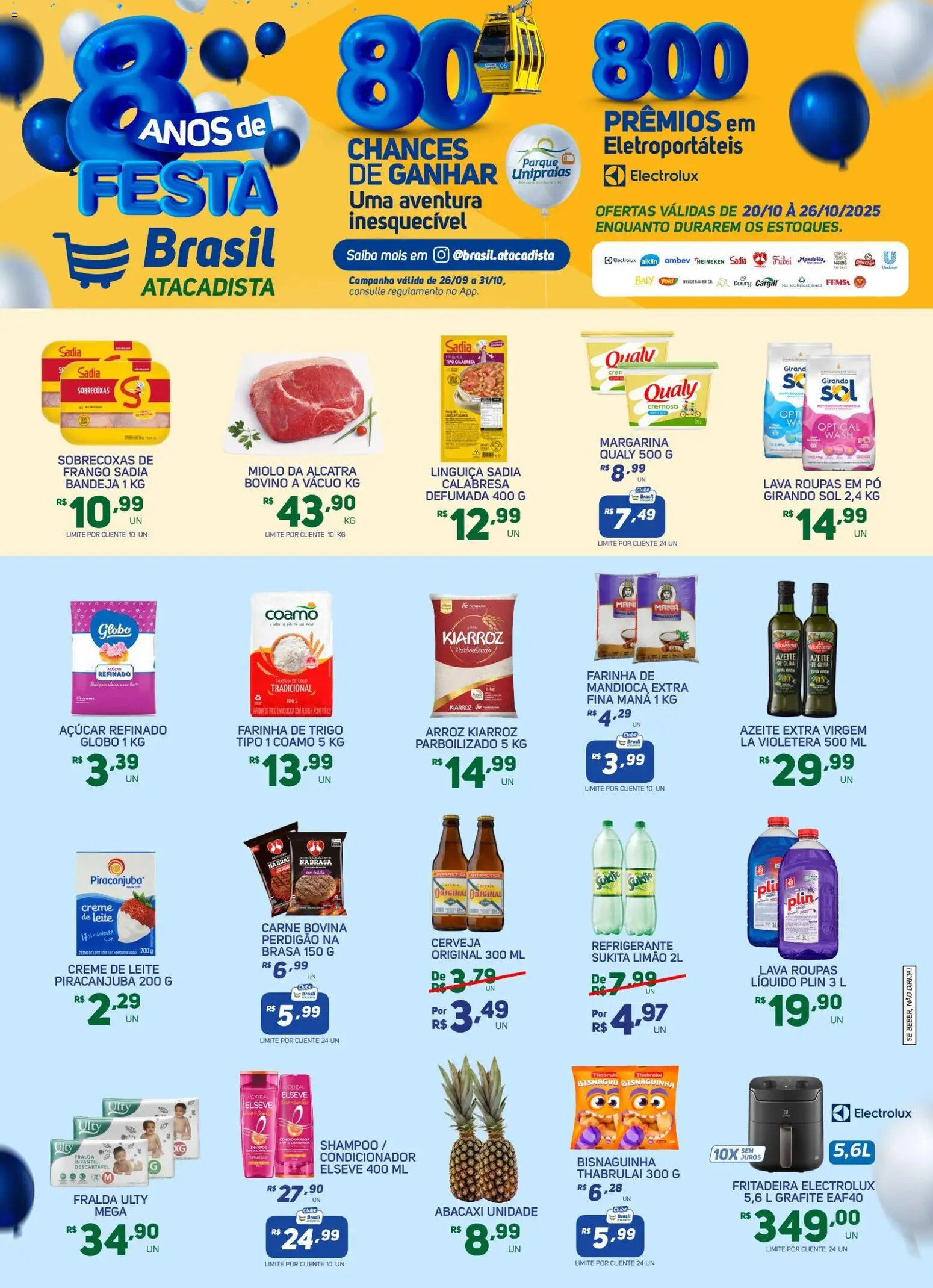 Brasil Atacadista folheto "Ofertas da semana" válido a partir de 20/10/2025 - número de página 1