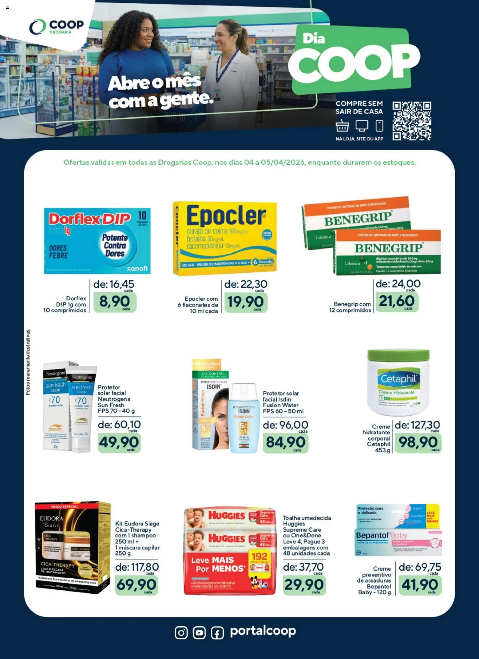Pré-Visualização do folheto "Coop ofertas Drogaria " da loja Coop válido a partir de 04/04/2026