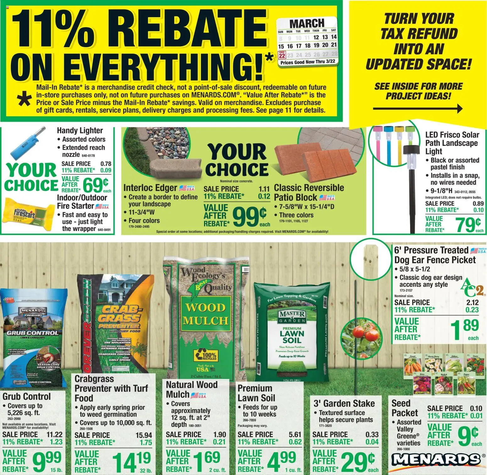 Ad Preview of Menards Menards Ad from 03/11/2026