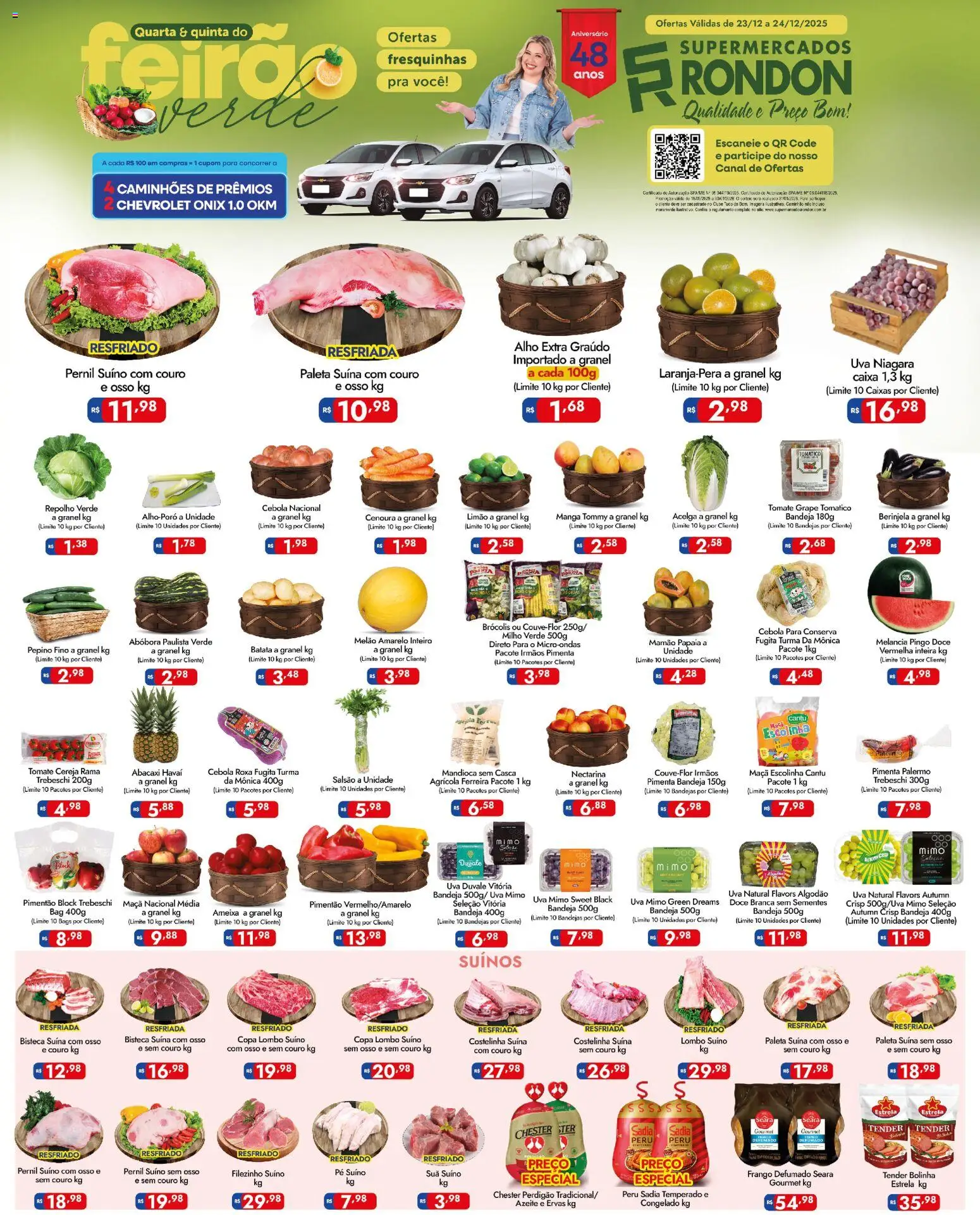 Pré-Visualização do folheto "Ofertas da semana" da loja Supermercados Rondon válido a partir de 23/12/2025