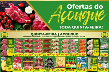 Pré-Visualização do folheto "Ofertas do Açougue" da loja Supermercado Padrão válido a partir de 22/01/2026