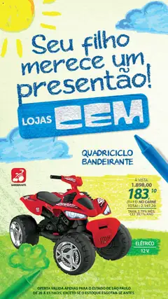 Pré-Visualização do folheto "Ofertas atuais" da loja Lojas Cem válido a partir de 20/10/2025 | Página: 108