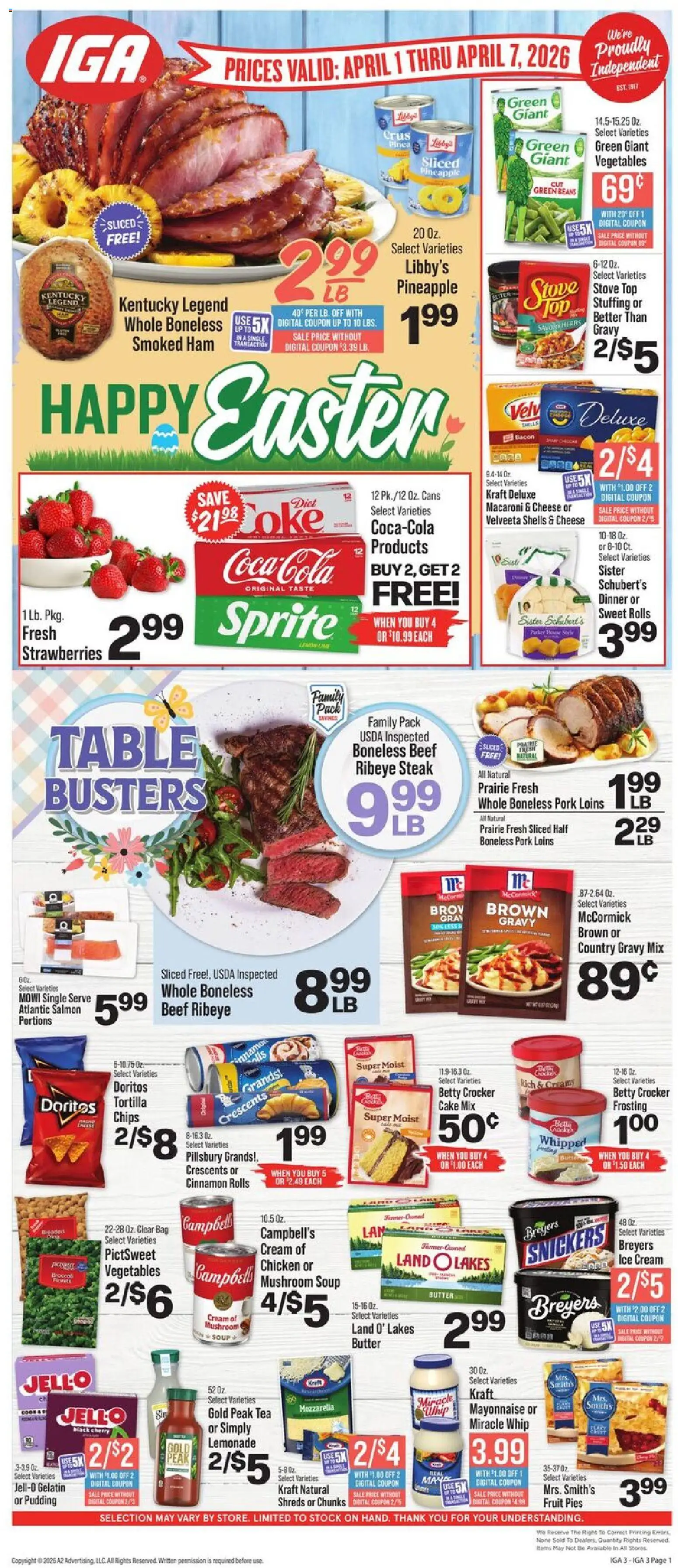 Ad Preview of IGA IGA Weekly Ad from 04/01/2026