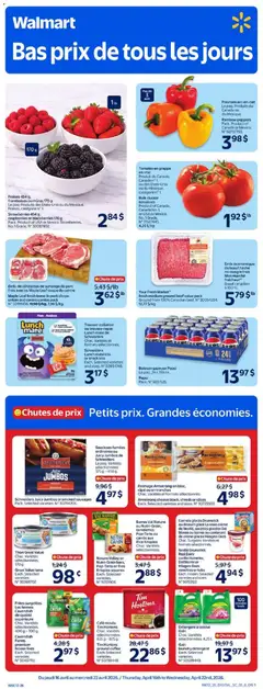 Preview of leaflet Walmart circulaire from shop Walmart is valid from Apr 16, 2026