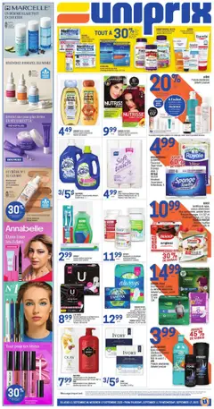 Preview of leaflet Weekly flyer / circulaire from shop Uniprix is valid from Sep 11, 2025