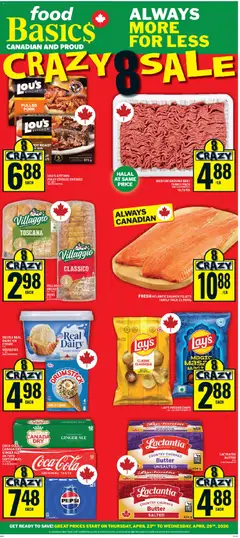 Preview of leaflet Food Basics weekly flyer / circulaire from shop Food Basics is valid from Apr 23, 2026