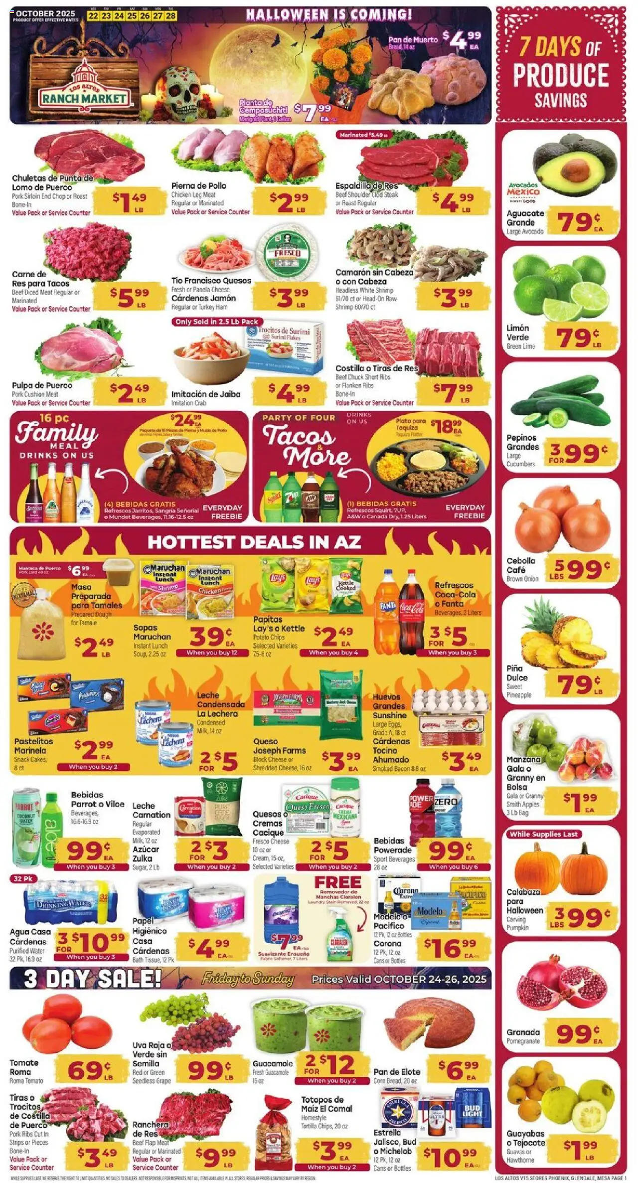 Cardenas Weekly Ad - AZ from 10/22/2025 - Flyer - Page number 1