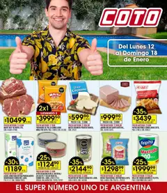 Vista previa del folleto de la tienda Coto válido desde el 12/01/2026 