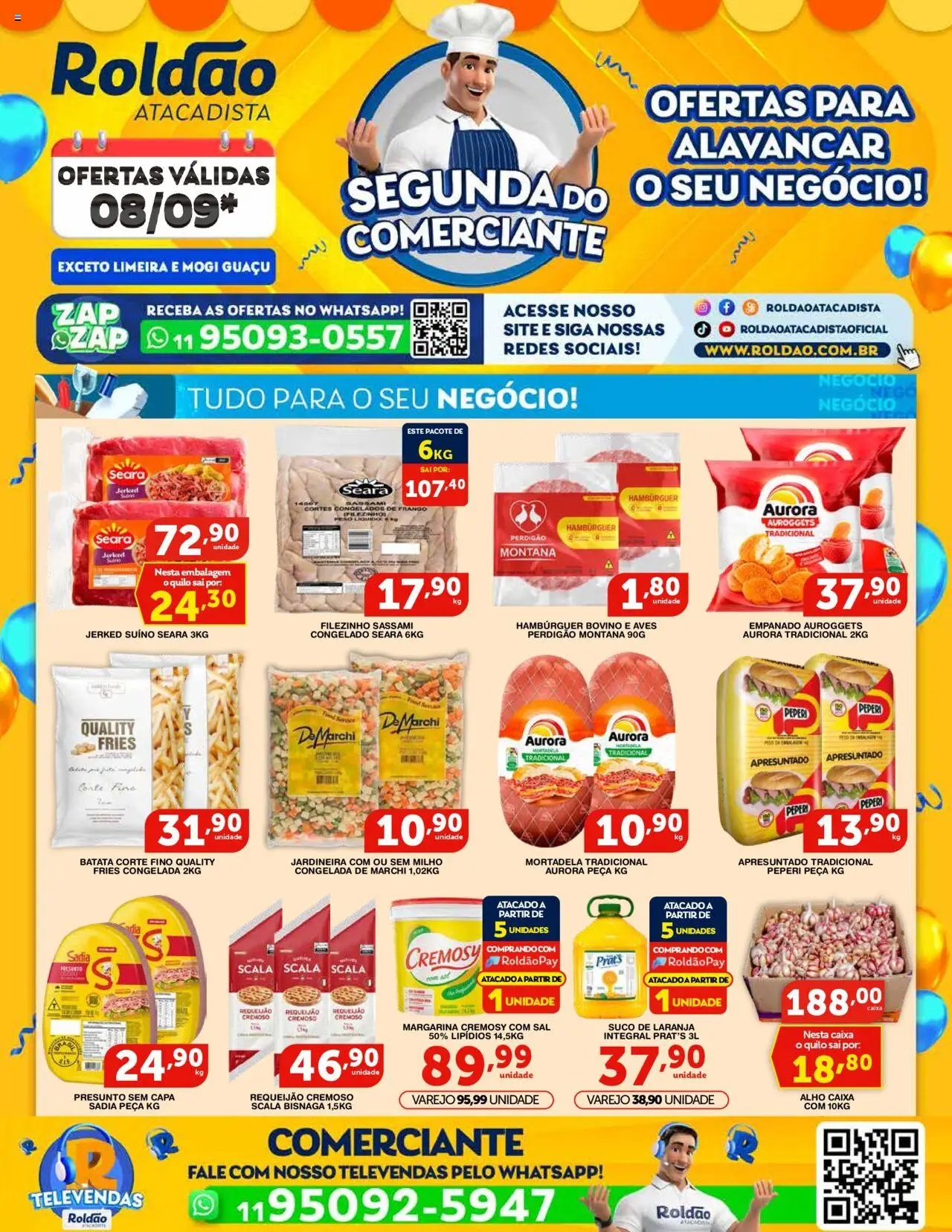 Roldão folheto "Ofertas Segunda do Comerciante" válido a partir de 08/09/2025 - número de página 1
