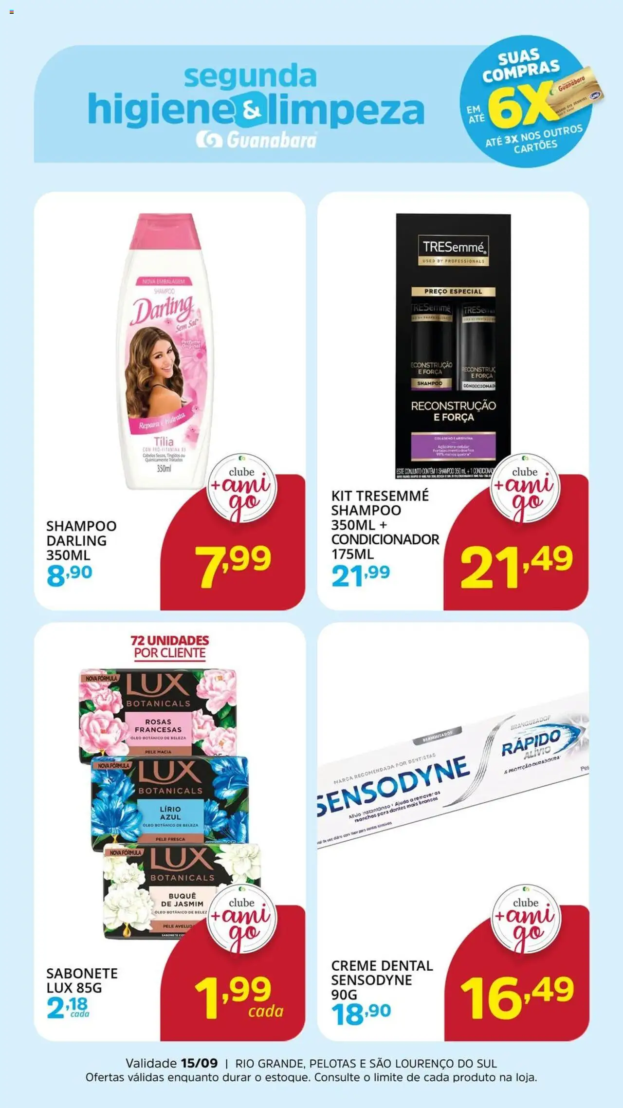 Supermercado Guanabara folheto "Ofertas da semana" válido a partir de 15/09/2025 - número de página 1