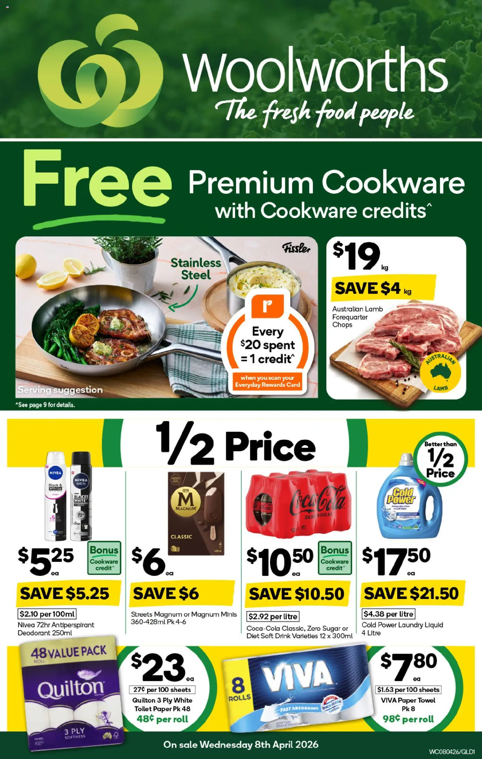 Preview of catalogue Woolworths catalogue QLD from shop Woolworths valid 08/04/2026