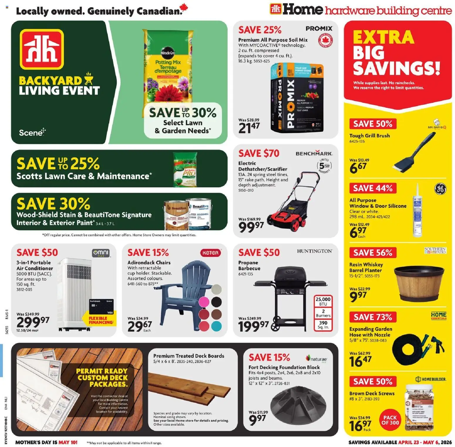 Preview of leaflet Home Hardware weekly flyer / circulaire from shop Home Hardware is valid from Apr 23, 2026