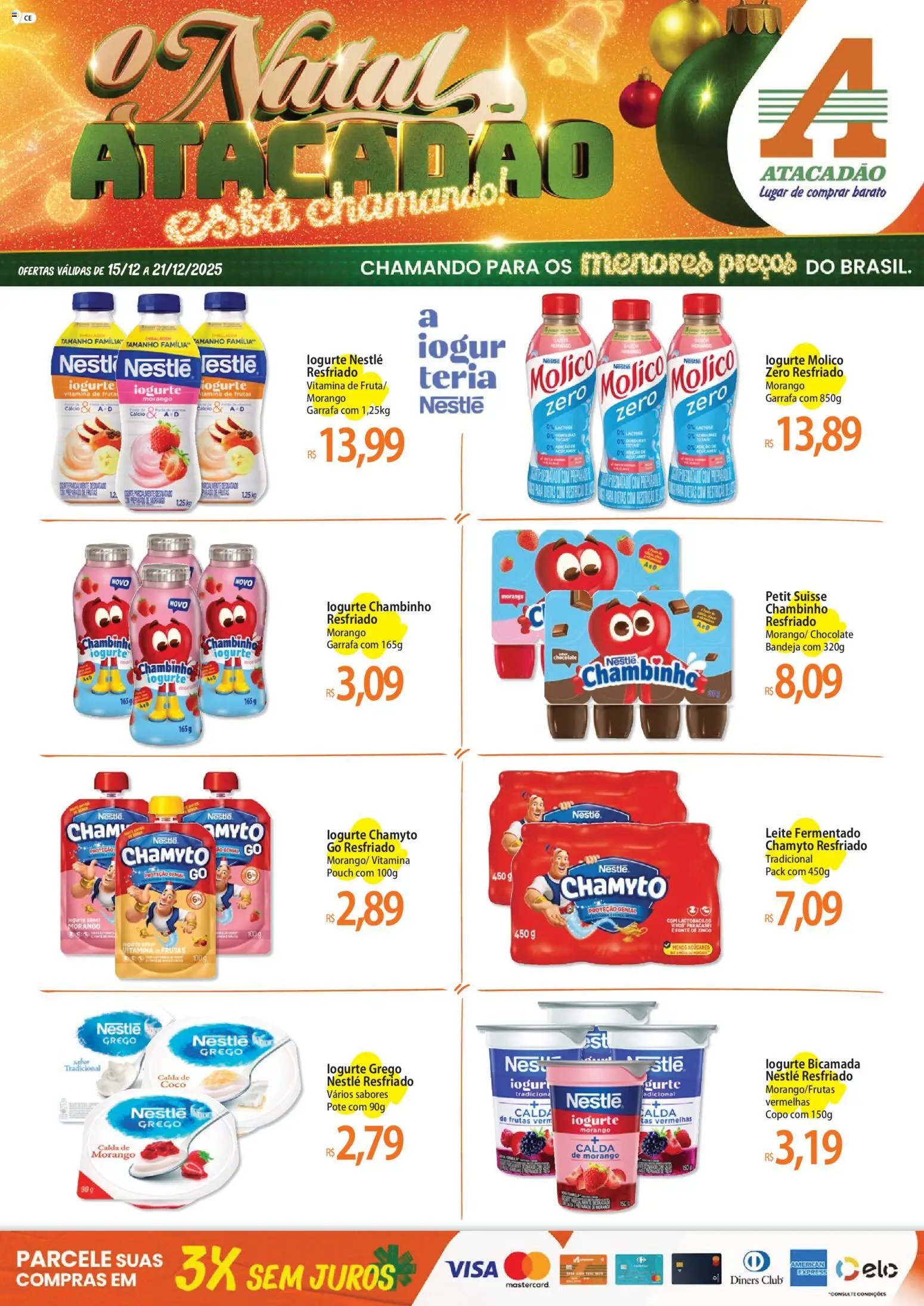 Pré-Visualização do folheto "Ofertas - CE" da loja Atacadão válido a partir de 15/12/2025