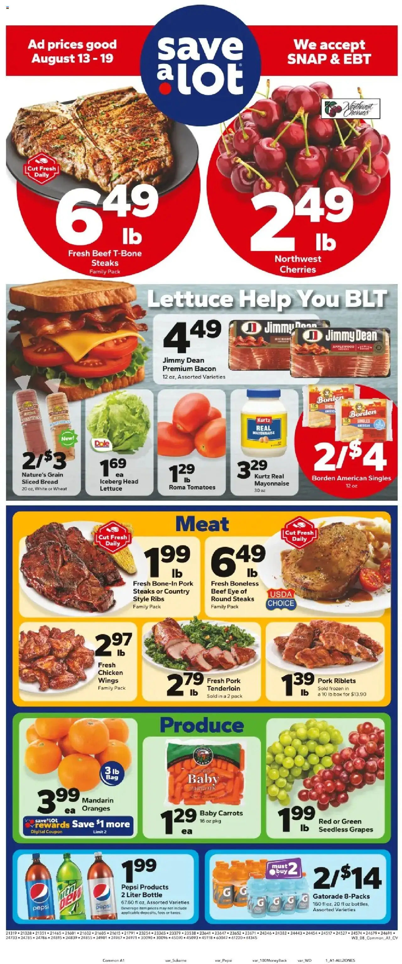 Save a Lot Weekly Ad from 08/13/2025 - Flyer - Page number 1