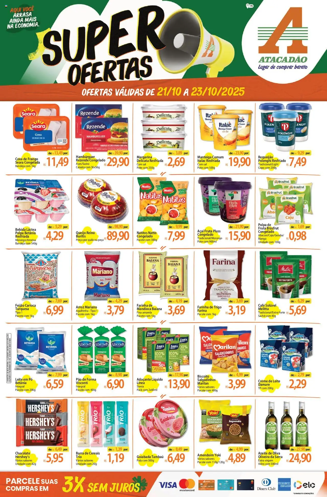 Atacadão folheto "Ofertas - PB" válido a partir de 21/10/2025 - número de página 1