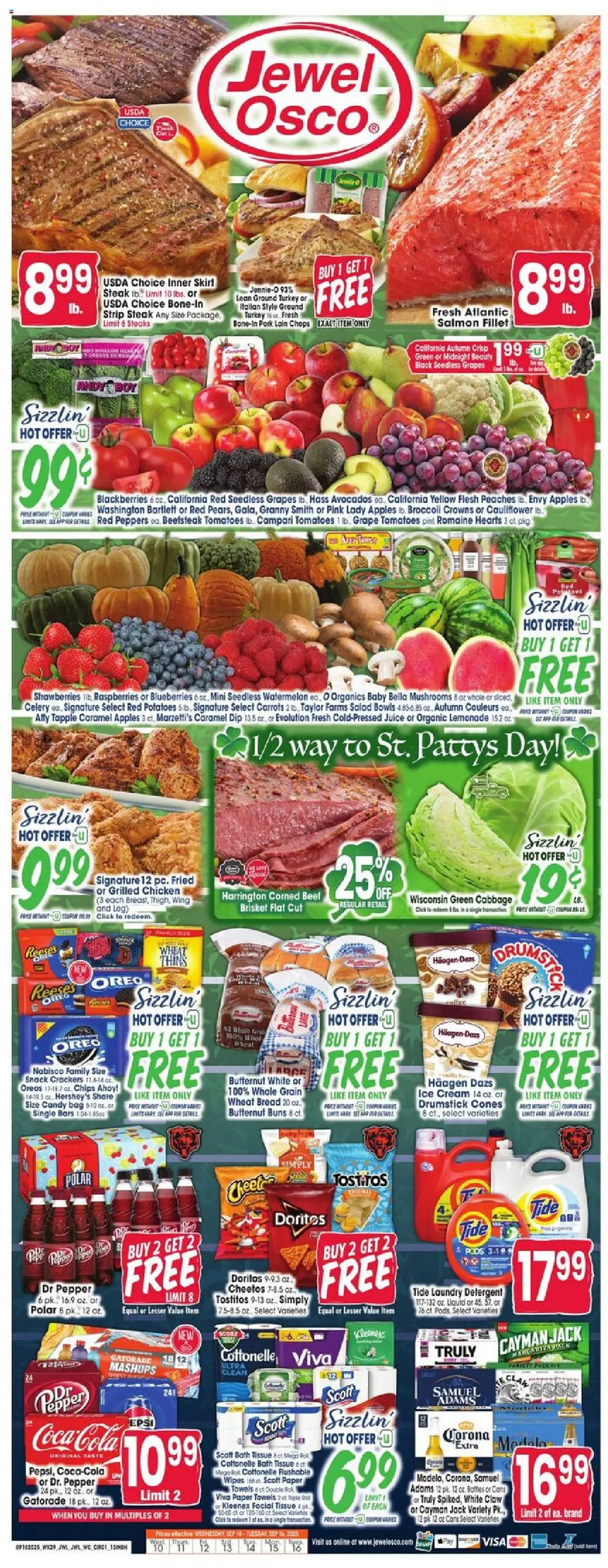 Jewel Osco Weekly Ad - IN from 09/10/2025 - Flyer - Page number 1