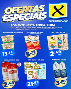 Pré-Visualização do folheto "Ofertas do Dia" da loja X Supermercados válido a partir de 27/01/2026