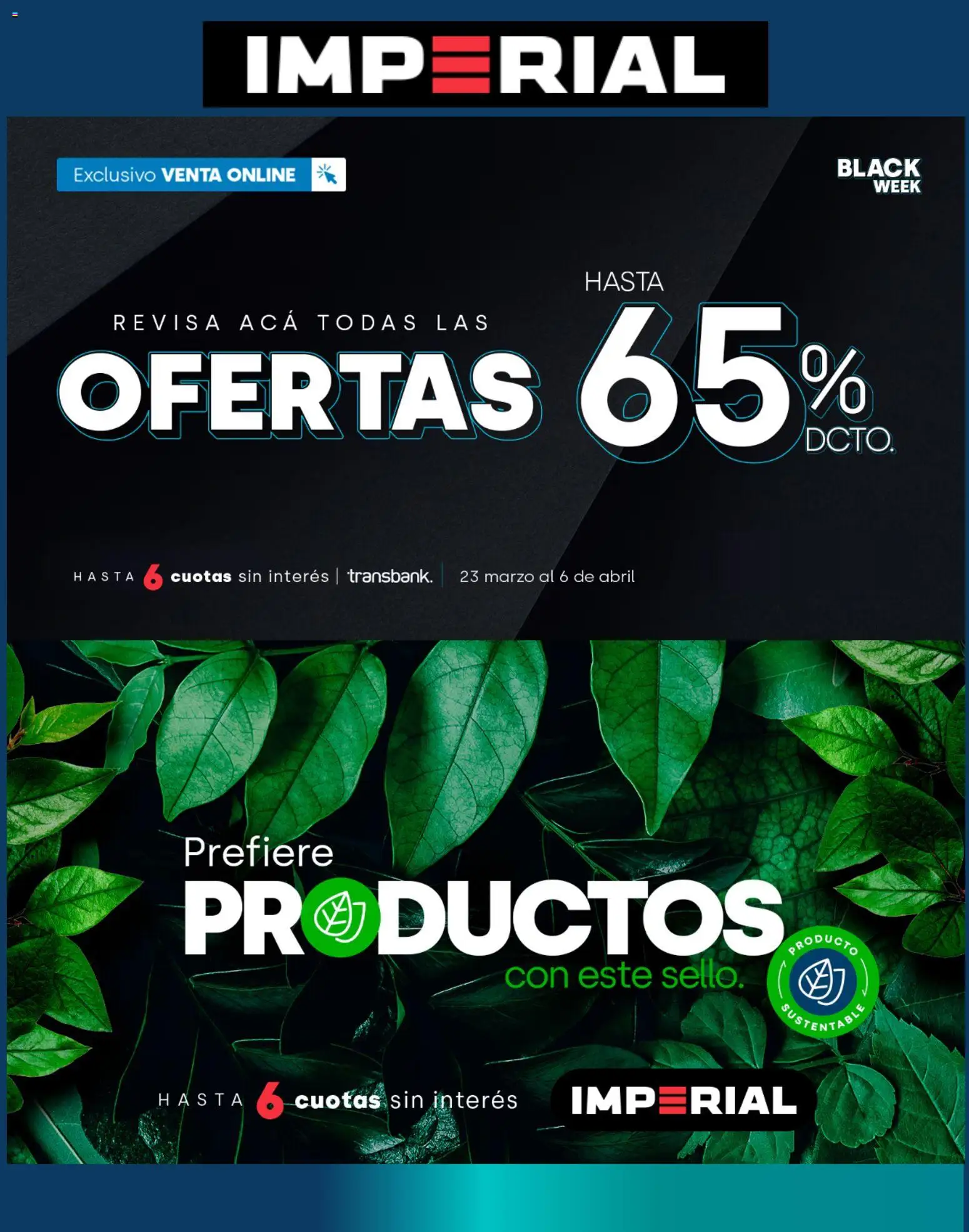 Folleto de la tienda Imperial válido desde el 31.03.2026 