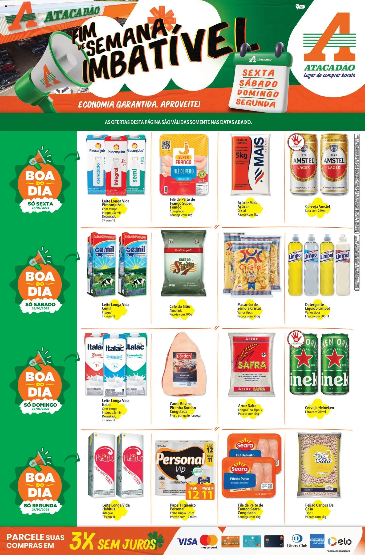 Atacadão folheto "Ofertas - DF" válido a partir de 24/10/2025 - número de página 1