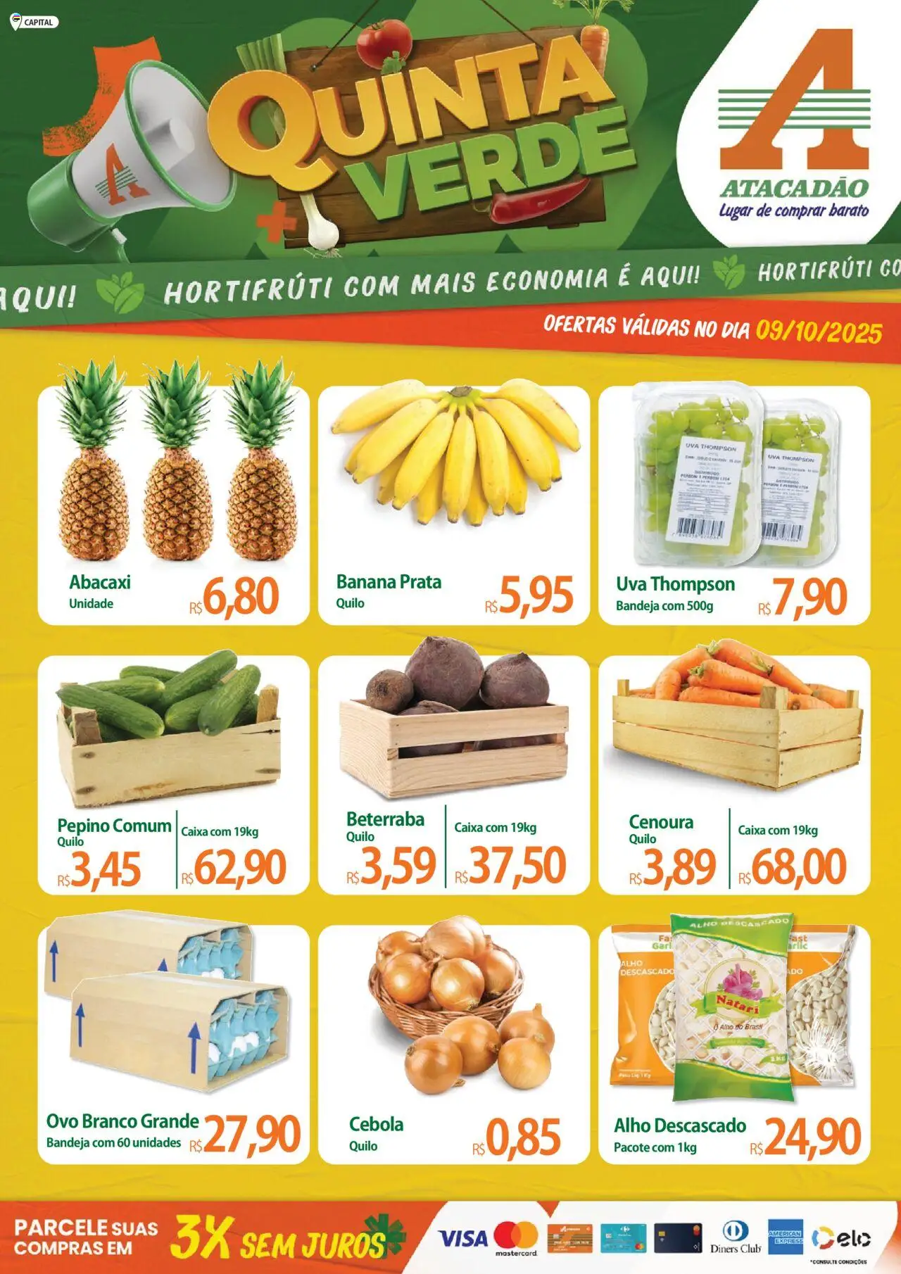Atacadão folheto "Ofertas - SP" válido a partir de 09/10/2025 - número de página 1