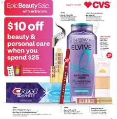 Ad Preview of CVS Pharmacy Weekly Ad - WA from 08/17/2025
