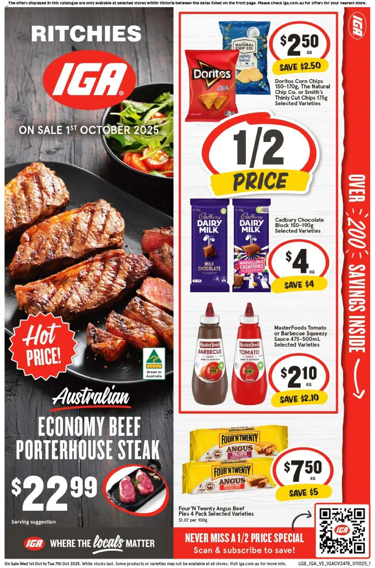 IGA catalogue valid from 01/10/2025 - page 1