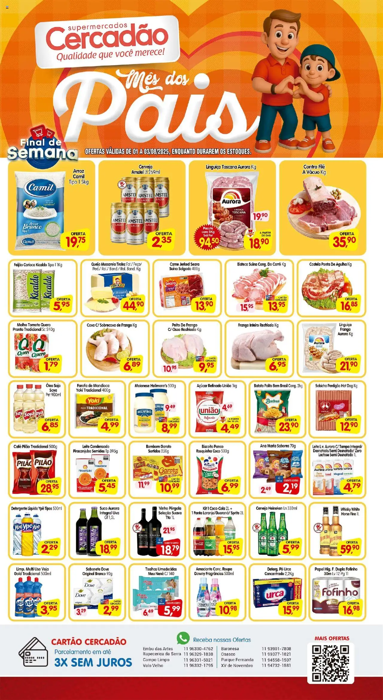 Cercadão folheto "Ofertas da semana" válido a partir de 01/08/2025 - número de página 1