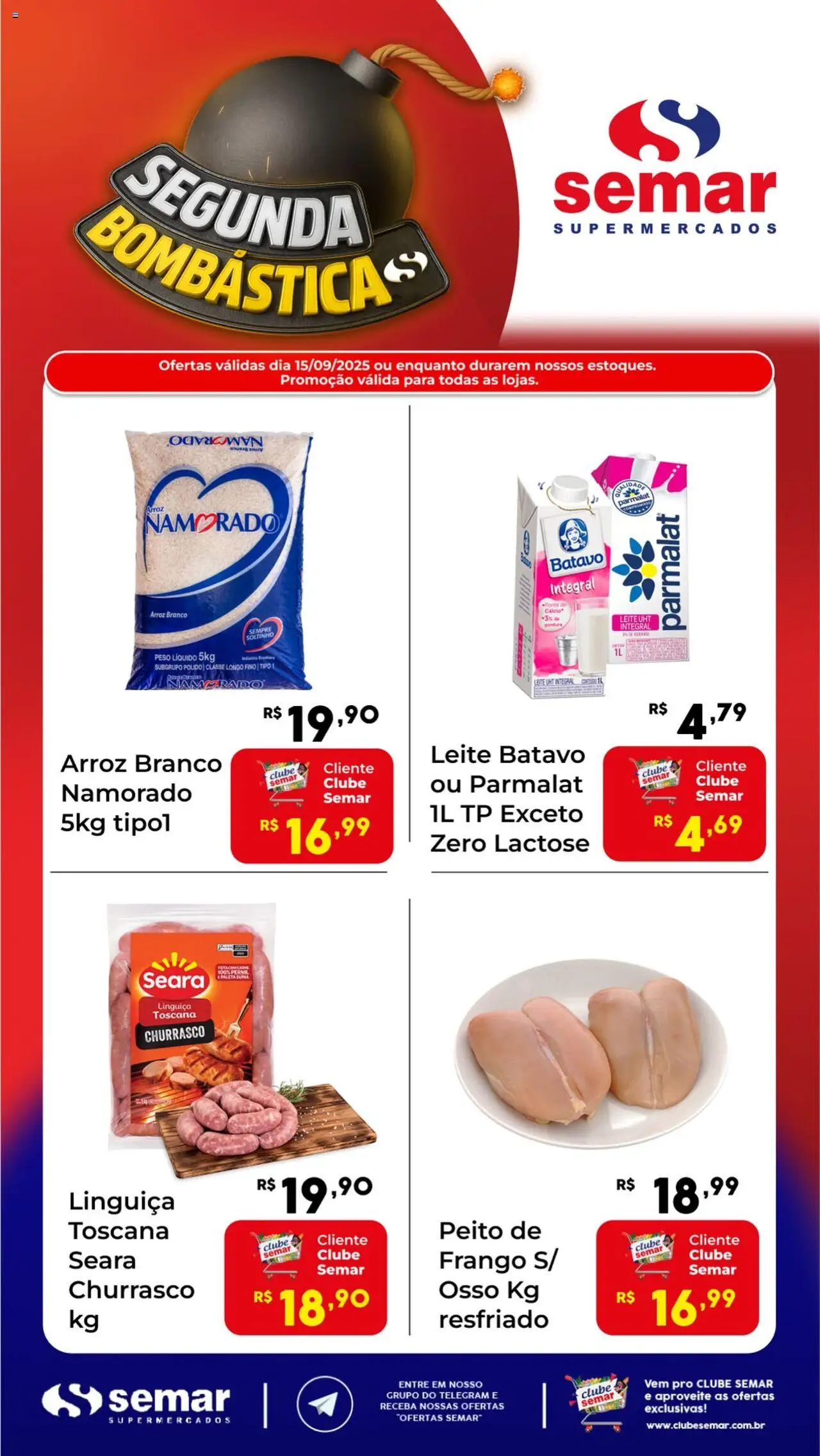 Semar Supermercado folheto "Ofertas da semana" válido a partir de 15/09/2025 - número de página 1