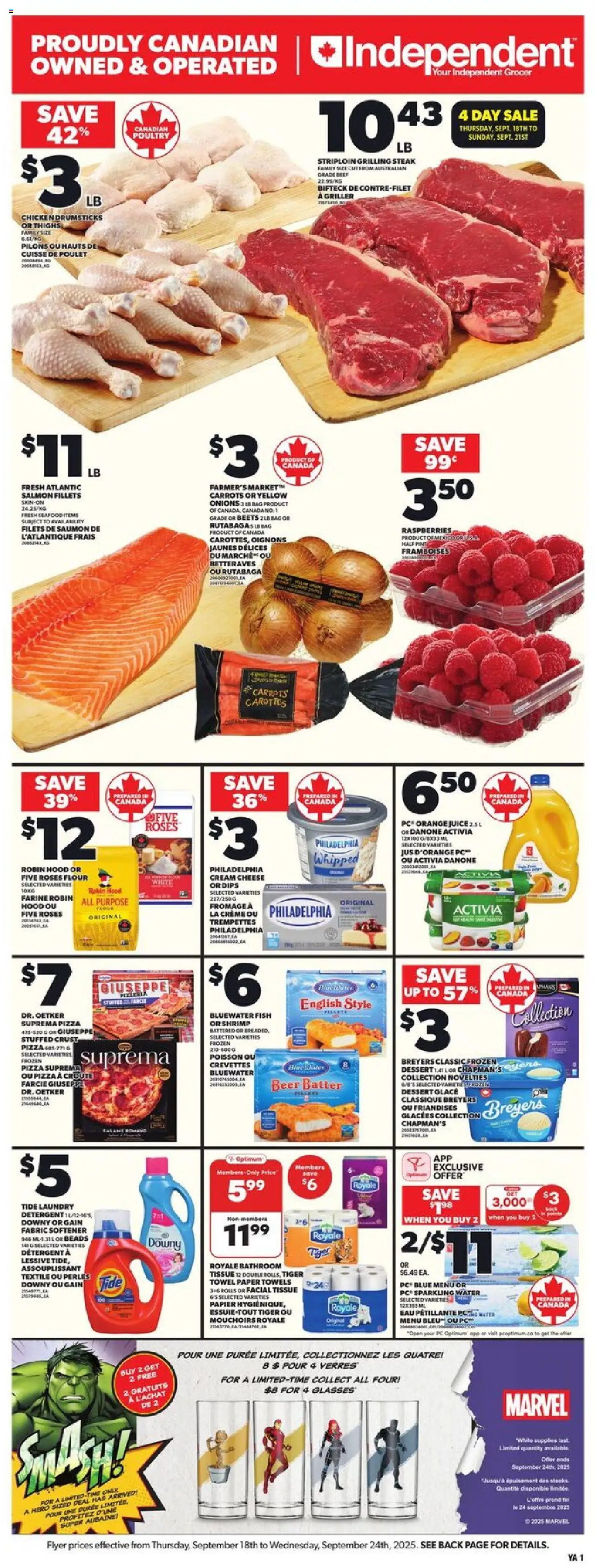 Independent Grocer flyer valid from Sep 18, 2025 - page number 1