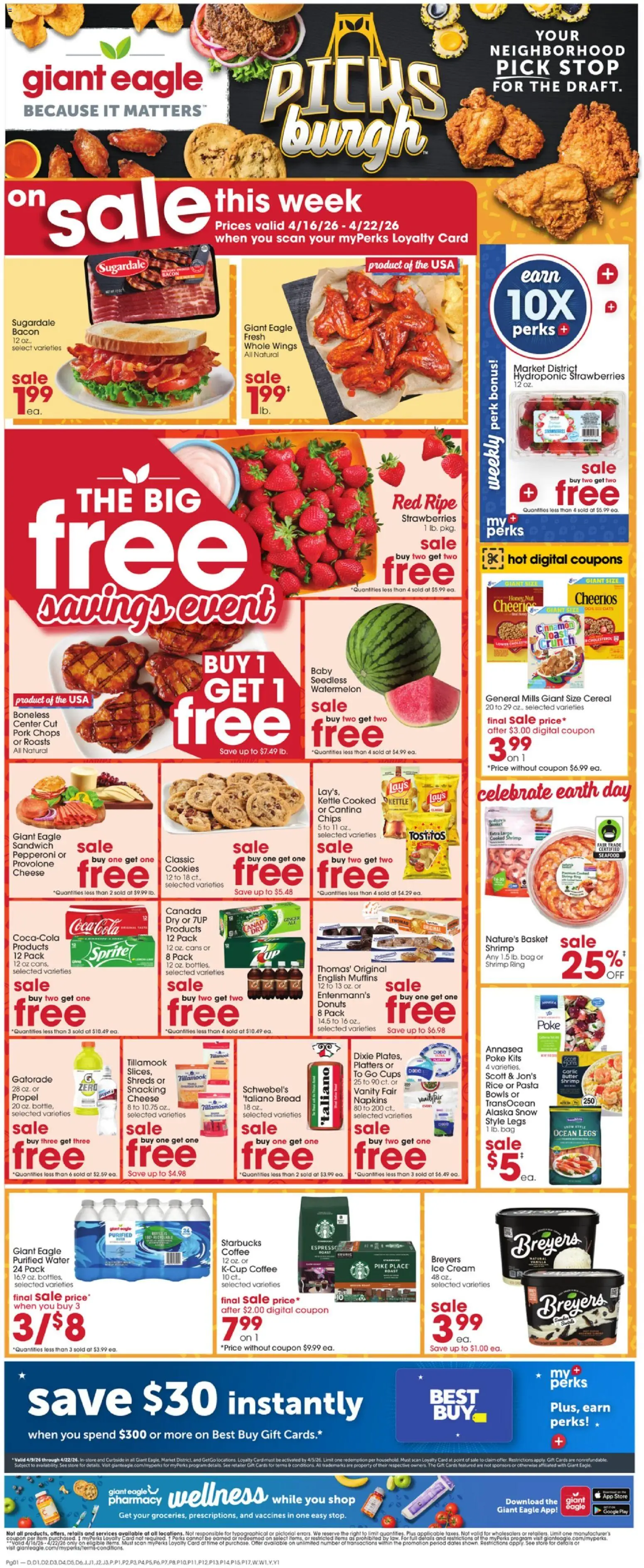 Ad Preview of Giant Eagle Giant Eagle Weekly Ad from 04/16/2026