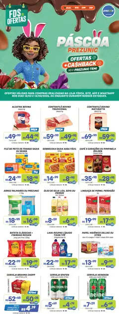 Pré-Visualização do folheto "Prezunic ofertas" da loja Prezunic válido a partir de 13/03/2026