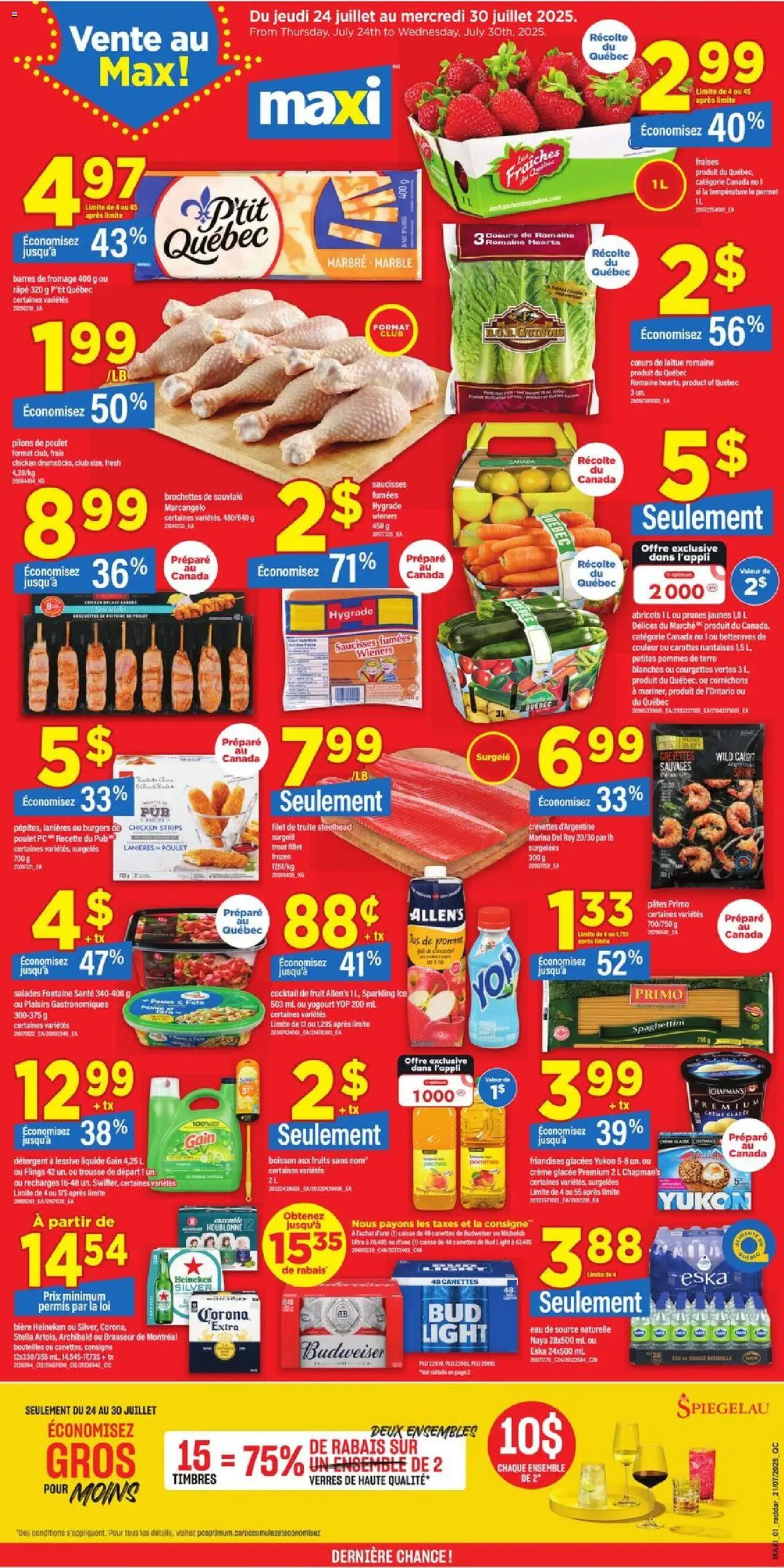 Maxi flyer valid from Jul 24, 2025 - page number 1