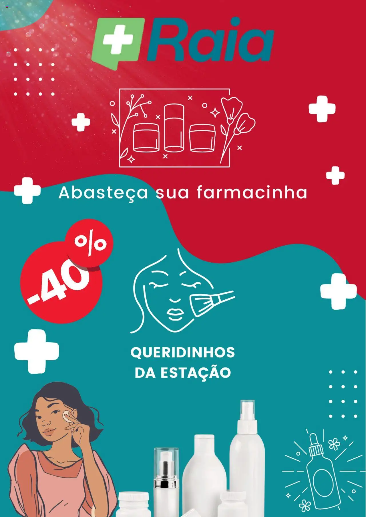 Droga Raia folheto "Catálogo atual" válido a partir de 14/07/2025 - número de página 1