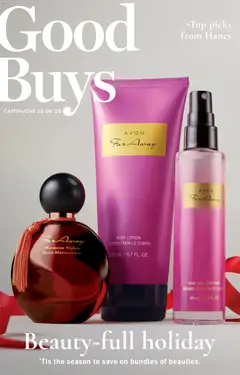Ad Preview of Avon Good Buys Flyer from 10/22/2025