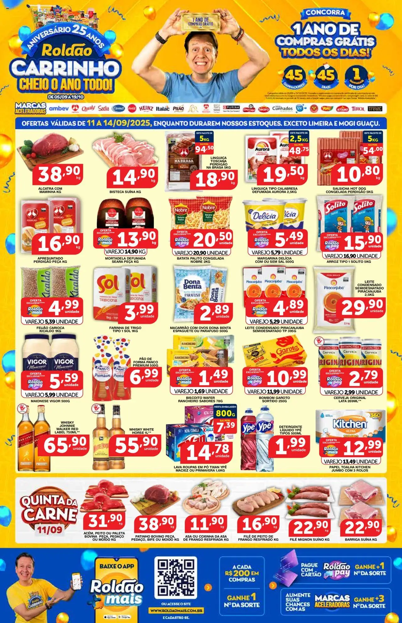 Roldão folheto "Ofertas Final de Semana Arrasador" válido a partir de 11/09/2025 - número de página 1