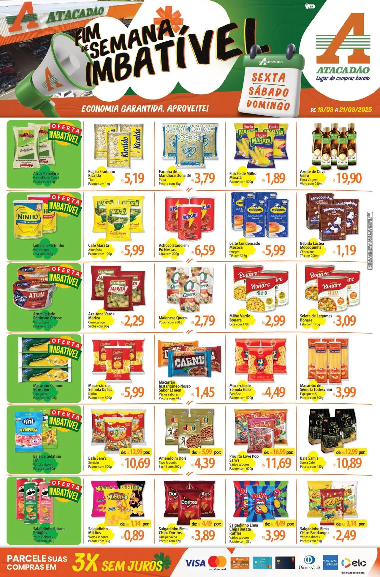 Atacadão folheto "Ofertas - RR" válido a partir de 19/09/2025 - número de página 1